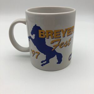 VINTAGE Breyer BOLD Coffee Mug Cup BreyerFest 1997 Ceramic